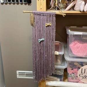 BOW Hanger for Girls Room/  Baby Nursery organization